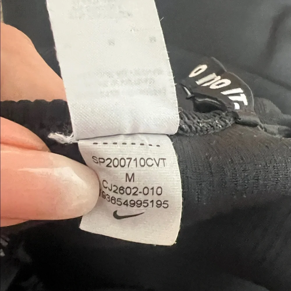 Nike One Piece Black Workout Bodysuit Jumpsuit Women Medium “Just Do It” Straps - Picture 4 of 5